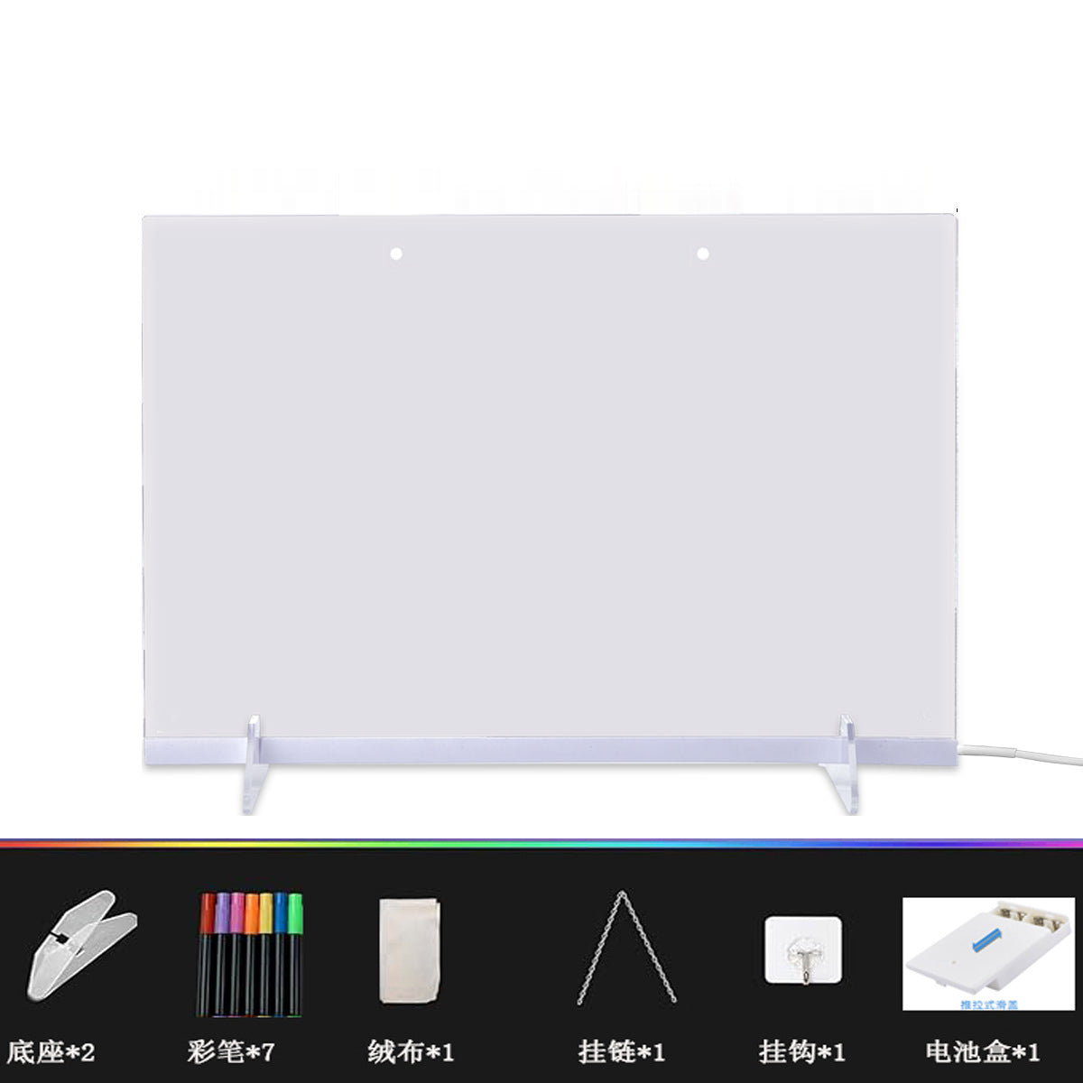 Fluorescent board display sign