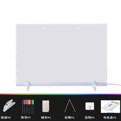 Fluorescent board display sign
