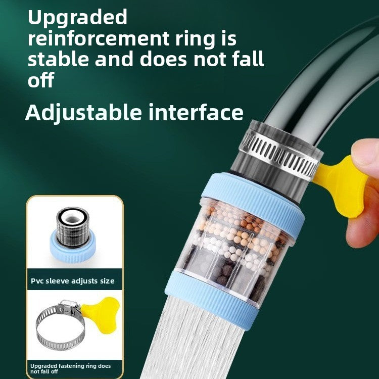 Small faucet extension filter