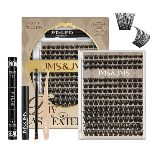 JMS&JMS Miss Bella Kit L 8-18Mm Volume D-Curl Eyelash Cluster DIY Summer Lash Extensions at Home Makeup Cosmetic Cat Eye #Tiktokshopbacktoschool