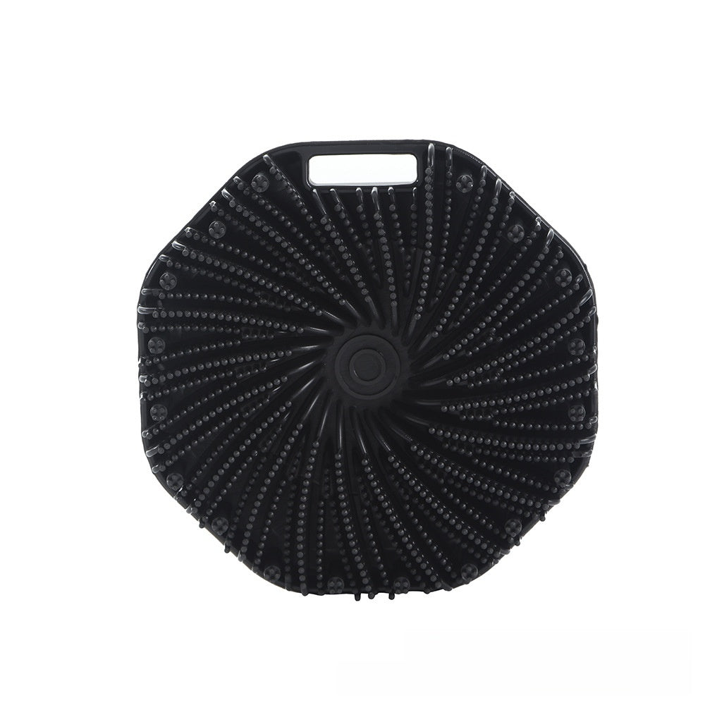 Silicone Hexagonal Bath Brush with Hanging Hook
