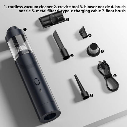 Wireless car-mounted brushless vacuum cleaner