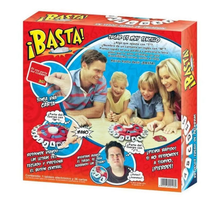 Basta Spanish Word Board Game Fast Paced Letter Vocabulary Game for Family Game Nights, Classroom Learning​