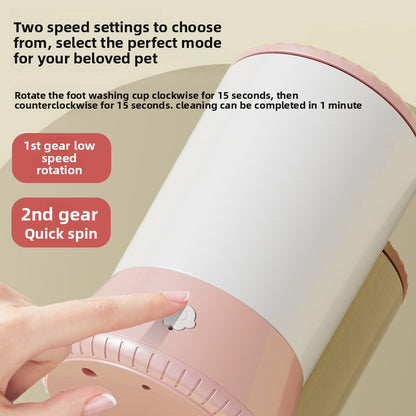 Automatic Pet Paw Cleaning Cup with Soft Bristles