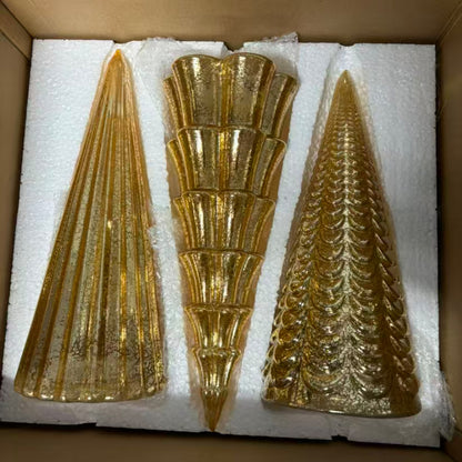 Mercury Glass LED Christmas Tree
