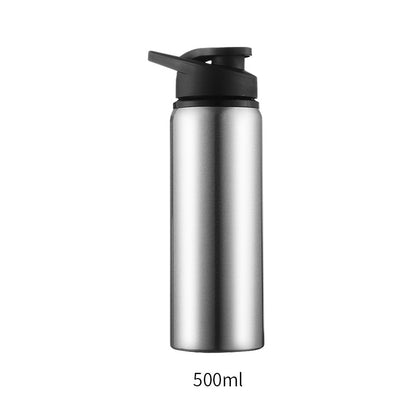 Stainless steel sports water bottle