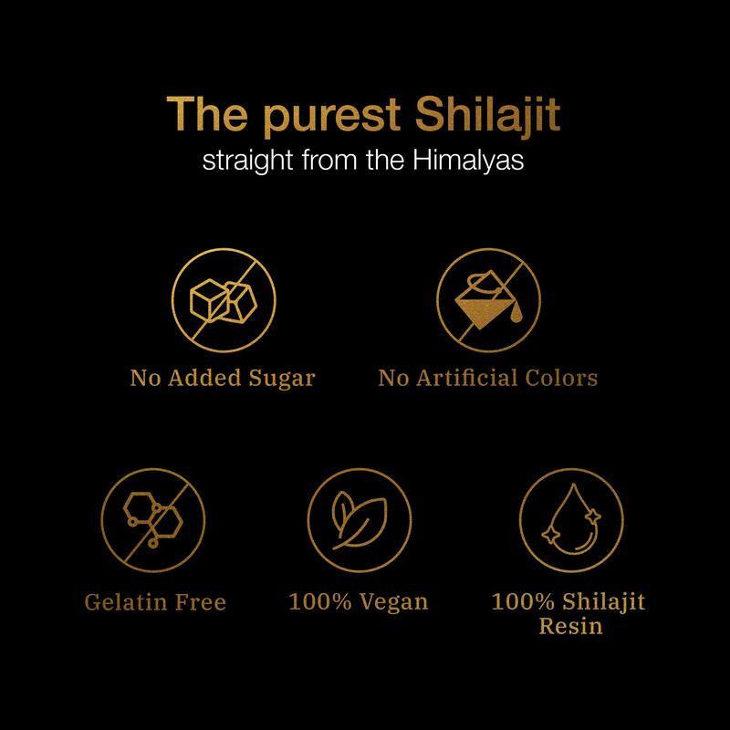 Be Bodywise by Root Labs Pure Himalayan Shilajit Gummies | 3000Mg with KSM-66 Ashwagandha, Gokshura, Fulvic Acid & 85+ Trace Minerals | No Added Sugar | Non-Gmo | for Men & Women | 60 Vegan Gummies | Natural Strength, Focus & Stamina Support