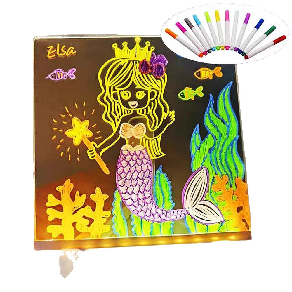 Luminous drawing board