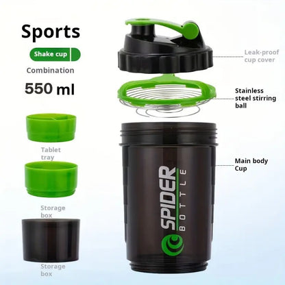 Protein powder shaker cup