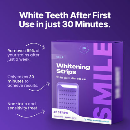 Dr Dent Purple Teeth Whitening Strips