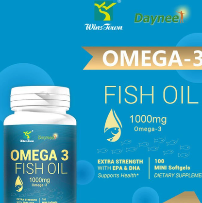 Omega 3 Fish Oil Cod Liver Oil Softgel
