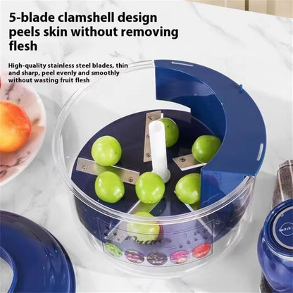 Automatic Electric Grape Peeler Machine - Hands-Free Skin Remover for Berries Fruits, Fruit Prep Tool, Effortless Peeling