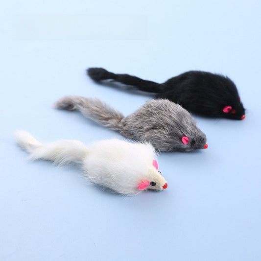 Plush Rattling Mouse Cat Toy