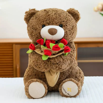 Rose Bear Plush Toy