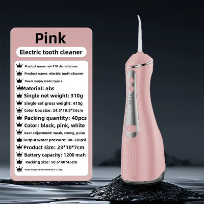 Portable Electric Dental Irrigator Oral Cleaner