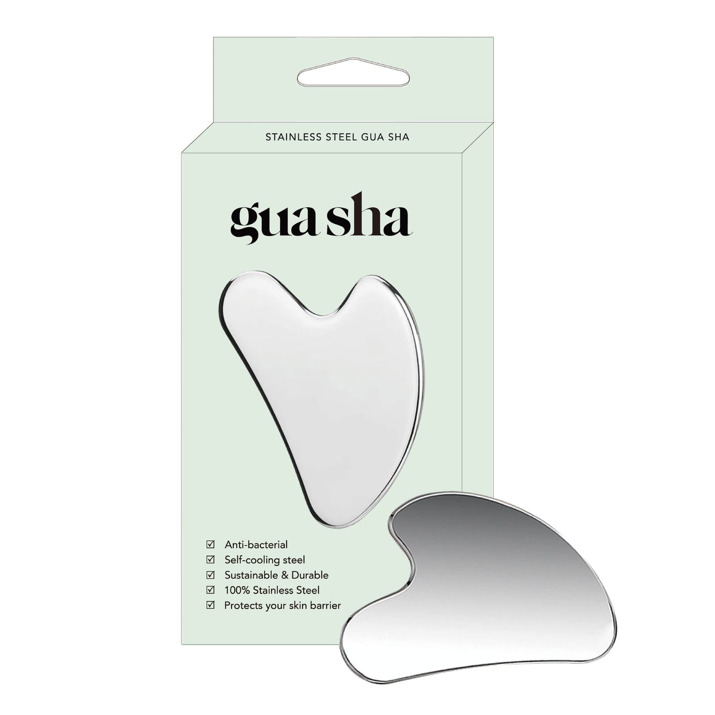 Stainless Steel Scraping Board for Facial Beauty