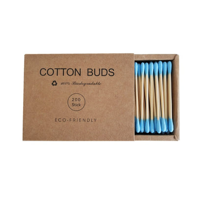 Double-headed colored removable makeup cotton swabs