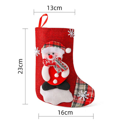 Christmas Gift Sock Hanging Bag