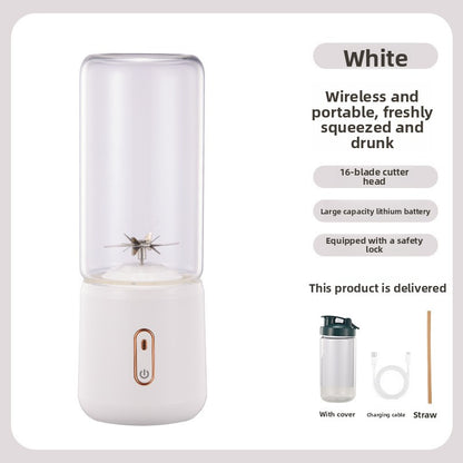 Portable Rechargeable Blender with Glass Cup