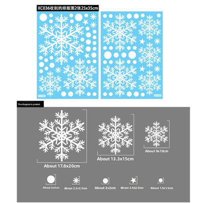 Christmas Decoration Snowflake Stickers