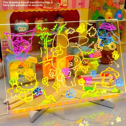 Luminous drawing board