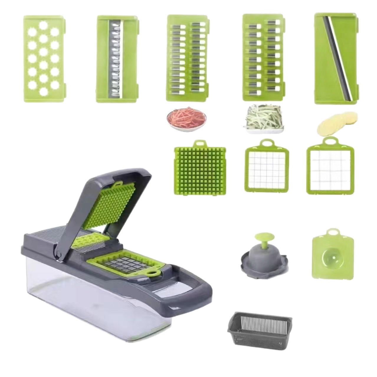 Multifunctional Vegetable Cutter Shredder Slicer Set