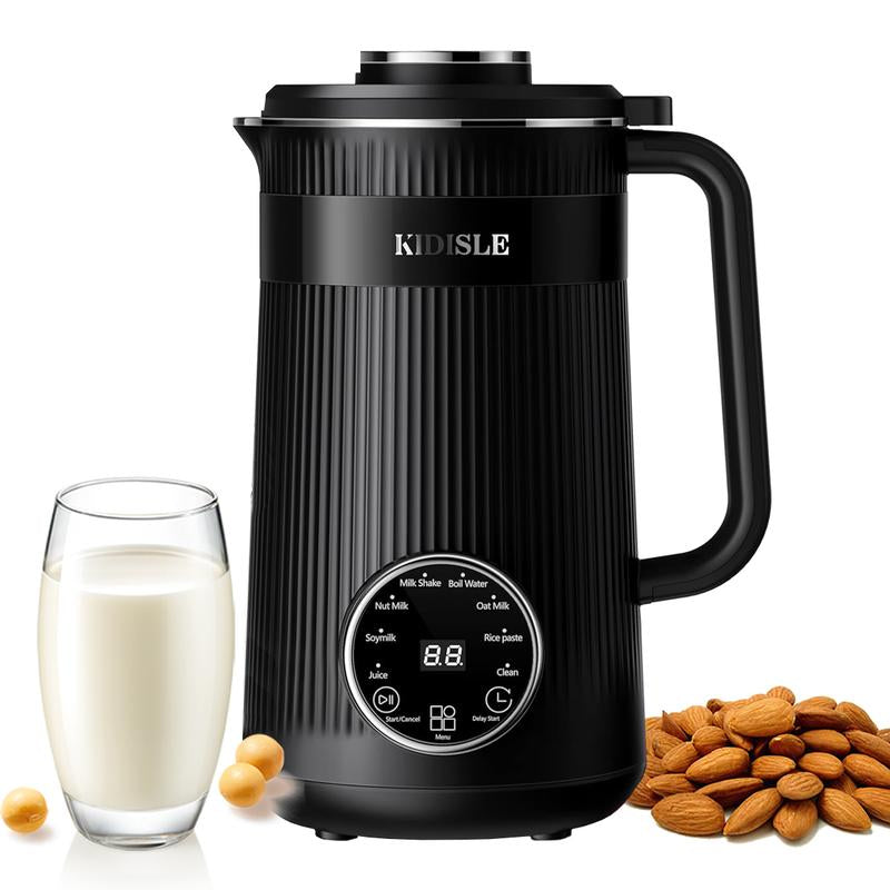 8-In-1 Multifunctional Automatic Nut Milk Machine&Coffee Maker, 32Oz Auto Self-Cleaning, Delay Start, Keep Warm, Boil Water – Stainless Steel, Christmas Gifts