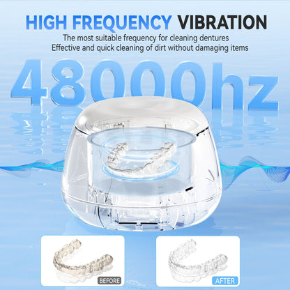 Ultrasonic Denture Glasses Jewelry Cleaner