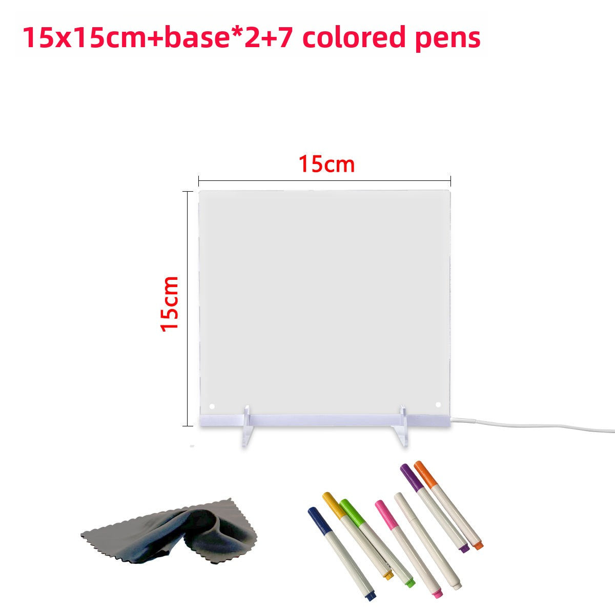 Fluorescent display board