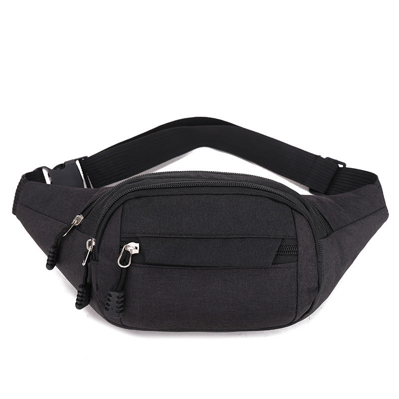 Waterproof Oxford fabric crossbody bag on the chest