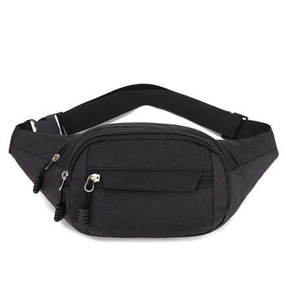 Waterproof Oxford fabric crossbody bag on the chest