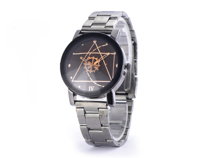 Gear Compass Design Quartz Watch for Men and Women