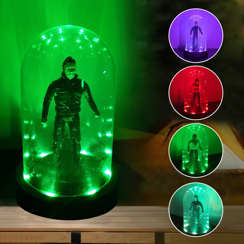 【Faddishdeal】Horror Movie Collection Lamp, Home Decoration Table Lamp, Holiday Ambience Desktop Ornament, Halloween Unique Gift and Decoration.