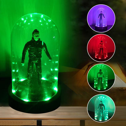 【Faddishdeal】Horror Movie Collection Lamp, Home Decoration Table Lamp, Holiday Ambience Desktop Ornament, Halloween Unique Gift and Decoration.