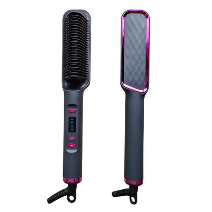 Lcd Hair Straightening Comb