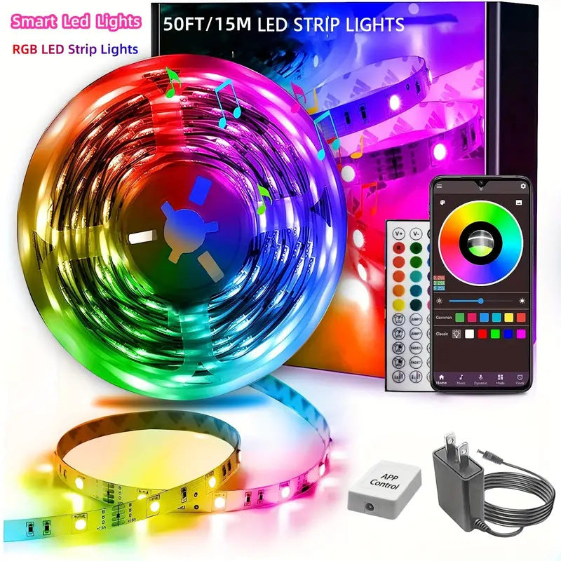 Bluetooth RGB LED Strip with Music Sync