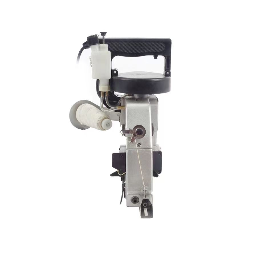 Portable electric sewing and packaging machine