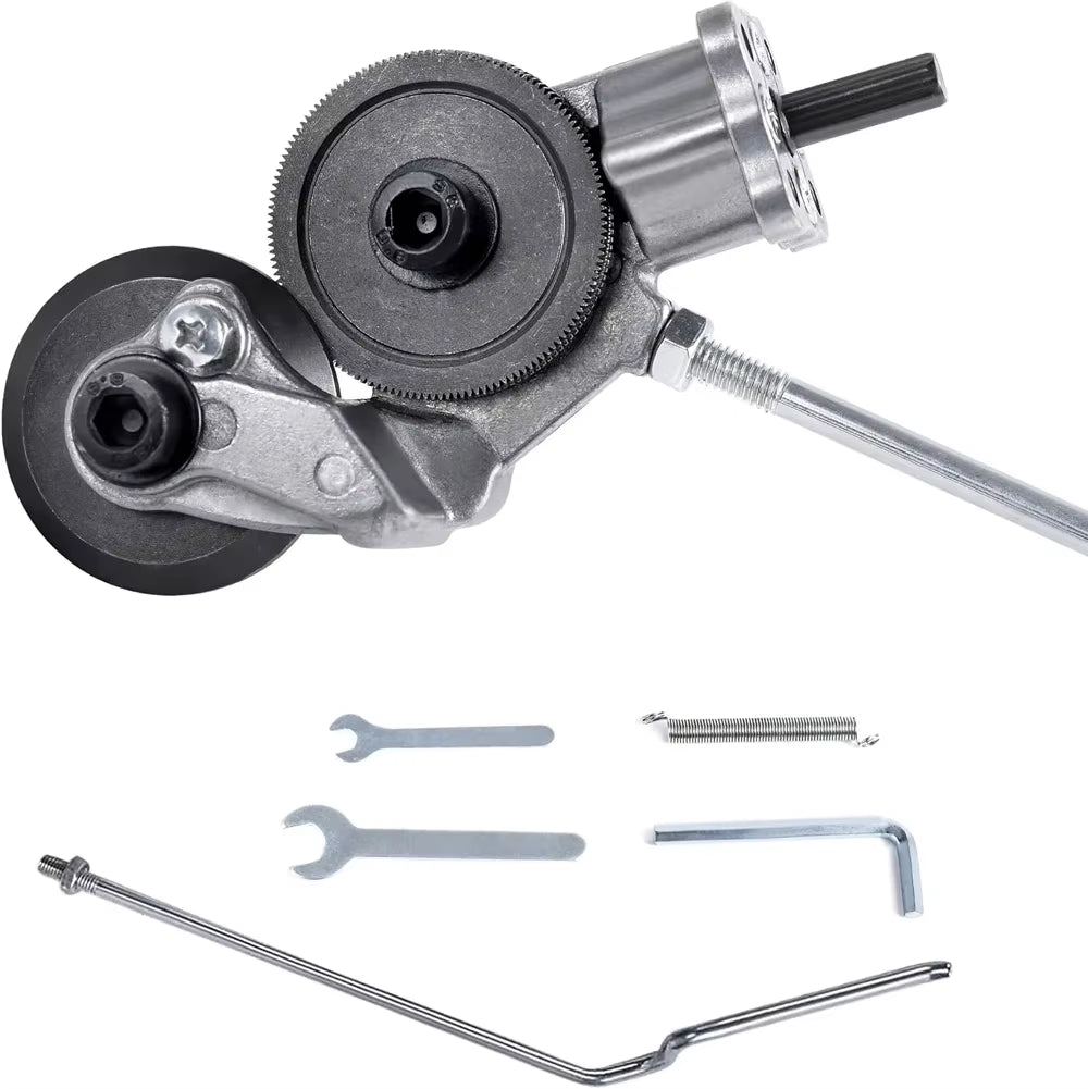 Electric Drill Plate Cutter Attachment Metal Double Headed Sheet Cutting Tool Cut Plate Punch Shears Drill for Copper Cutter