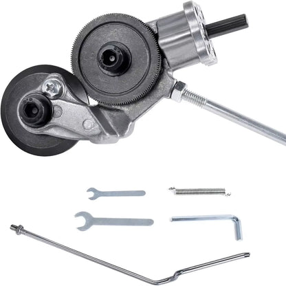 Electric Drill Plate Cutter Attachment Metal Double Headed Sheet Cutting Tool Cut Plate Punch Shears Drill for Copper Cutter