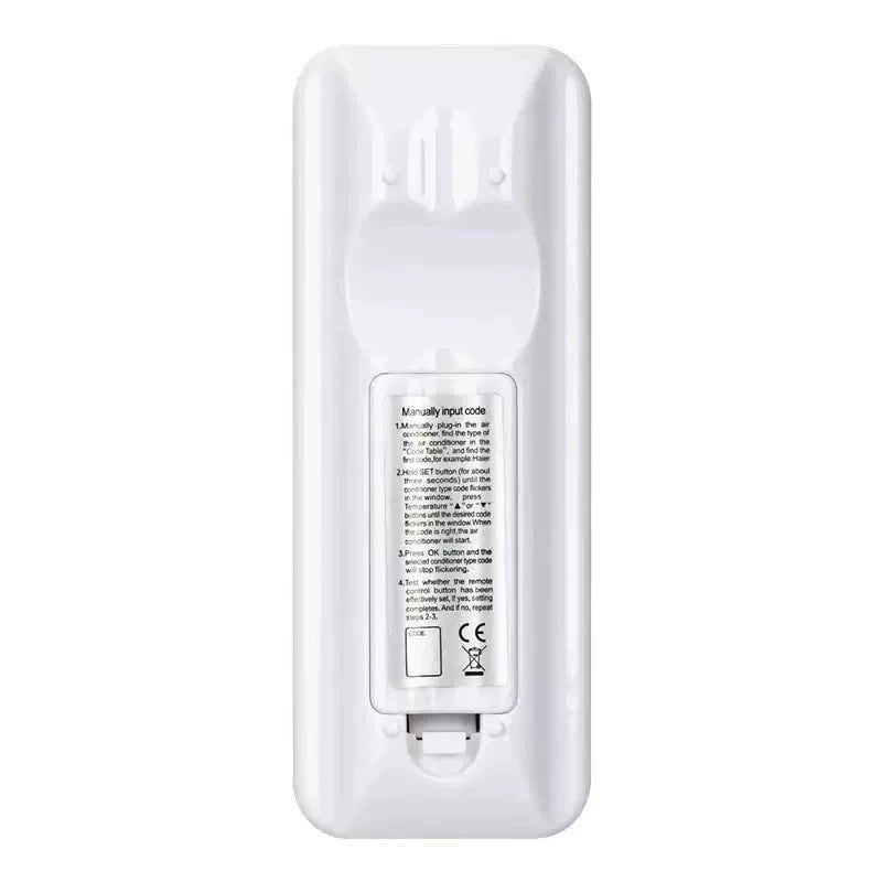 Universal air conditioner remote control