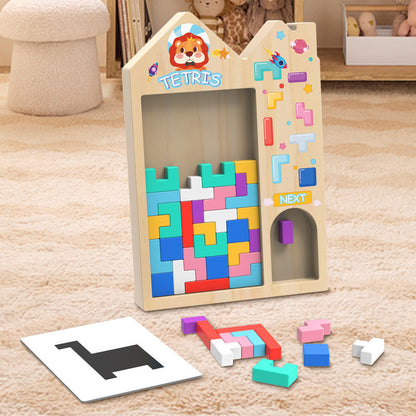 3D Three-dimensional Tetris Large Particle Building Block