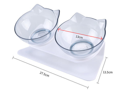 15-Degree Slope Pet Feeding Bowl Set