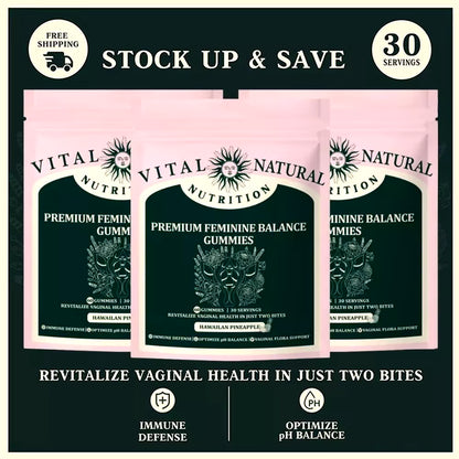 Vital Source Feminine Balance Gummies - Hawaiian Pineapple