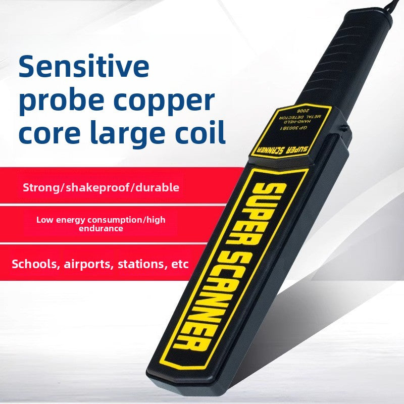 Handheld Metal Detector with Sensitivity Adjustment