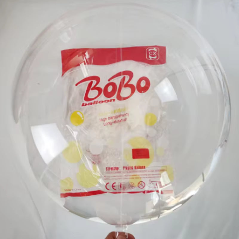 50Pcs Bobo Balloon Transparent Bubble Birthday Party Wedding Transparent Balloons Baby Shower Party Decorations