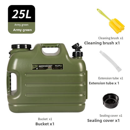 Outdoor thick-walled water bucket