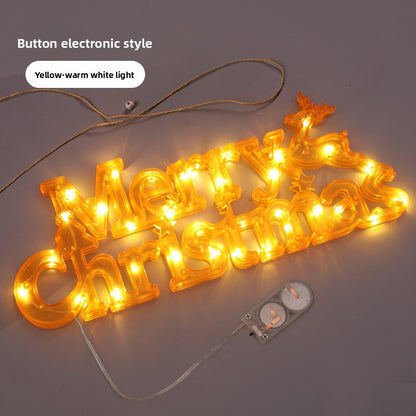 Christmas Decorative Letter Lights