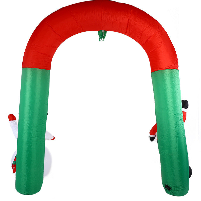 Inflatable Christmas Arch Santa Claus Snowman Decoration