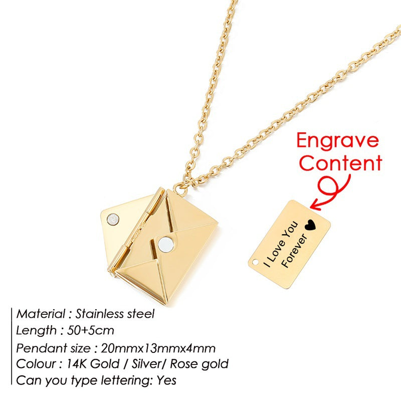 Envelope Necklace