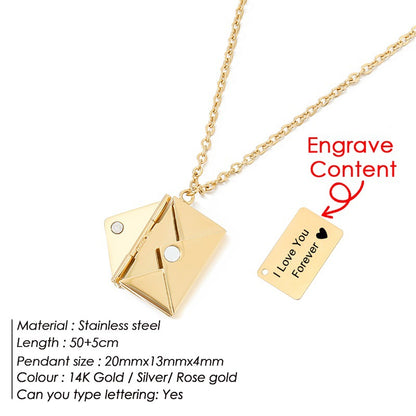 Envelope Necklace